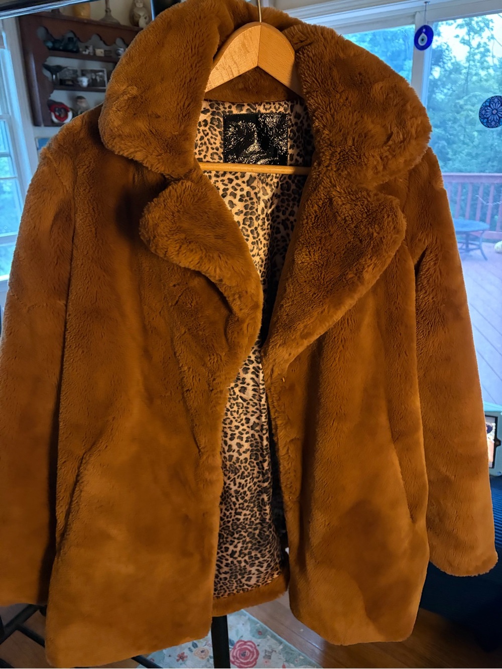 Jessica Simpson Brown Teddy Faux Fur Jacket